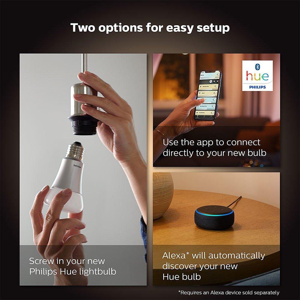 Blanc - Philips Hue - Philips Hue White Ambiance 8W E27 2P - 5