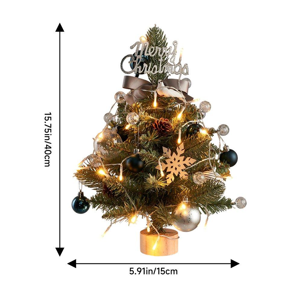 Green - LIFE IDEAS - Mini Tabletop Christmas Tree - 2