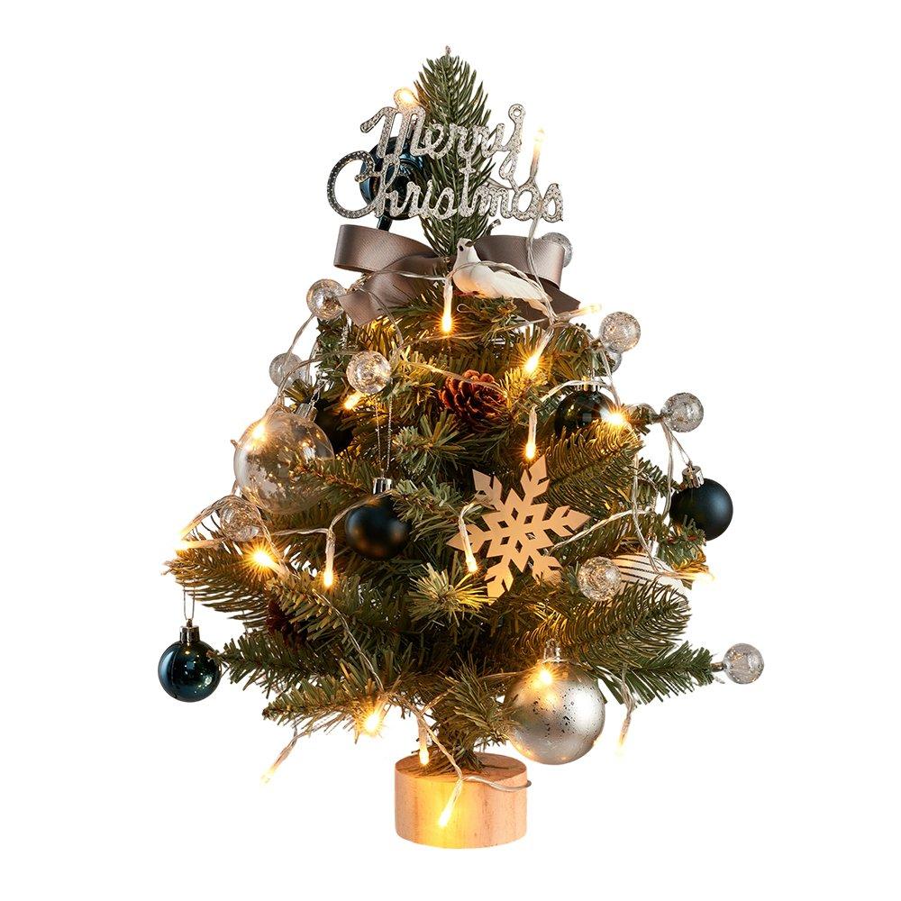 Green - LIFE IDEAS - Mini Tabletop Christmas Tree - 3