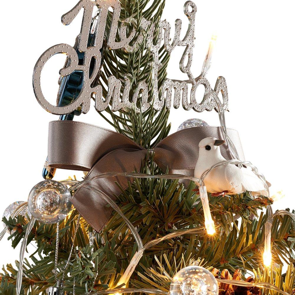 Green - LIFE IDEAS - Mini Tabletop Christmas Tree - 5