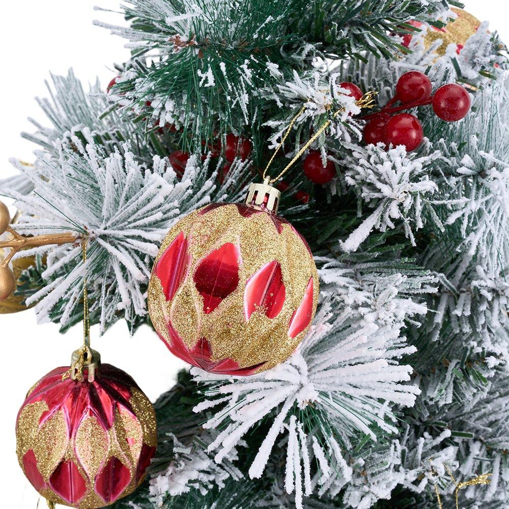 Green - LIFE IDEAS - Christmas Tree Ground Stake with Light and Timer - 3