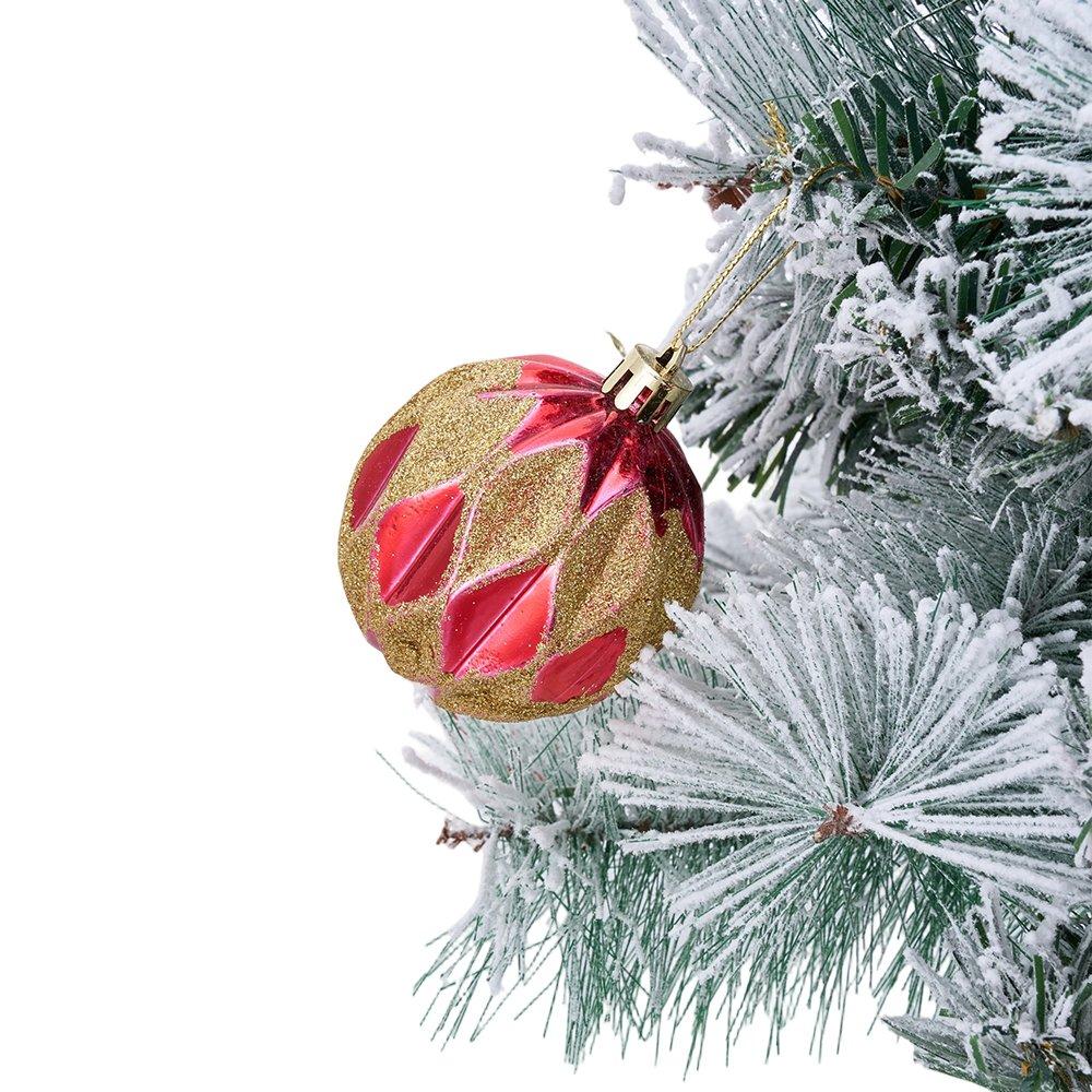 Green - LIFE IDEAS - Christmas Tree Ground Stake with Light and Timer - 6