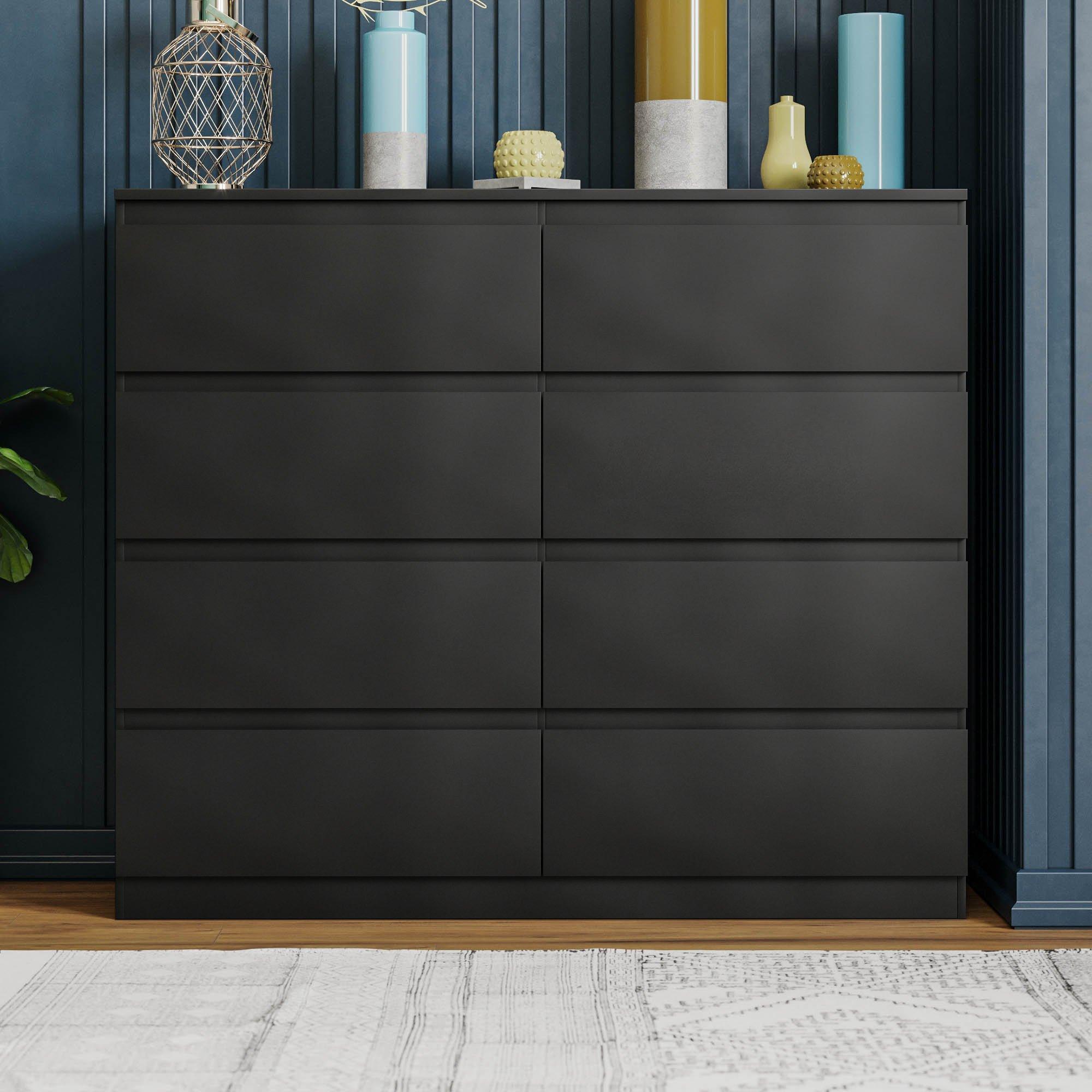 Black - Lassic - Vida Designs Denver 8 Drawer Chest - 3