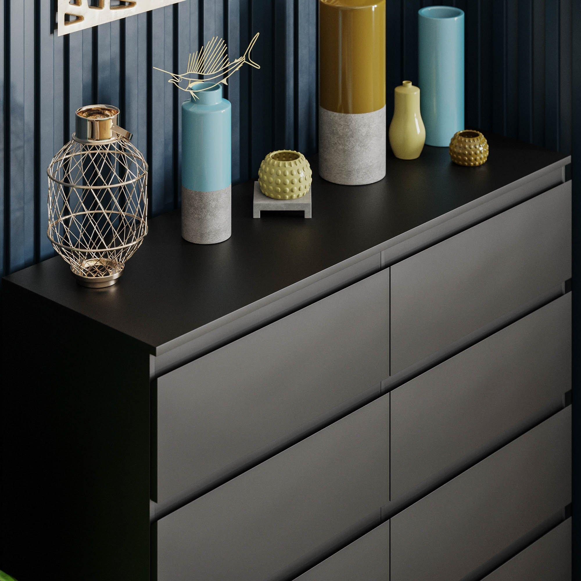 Black - Lassic - Vida Designs Denver 8 Drawer Chest - 4