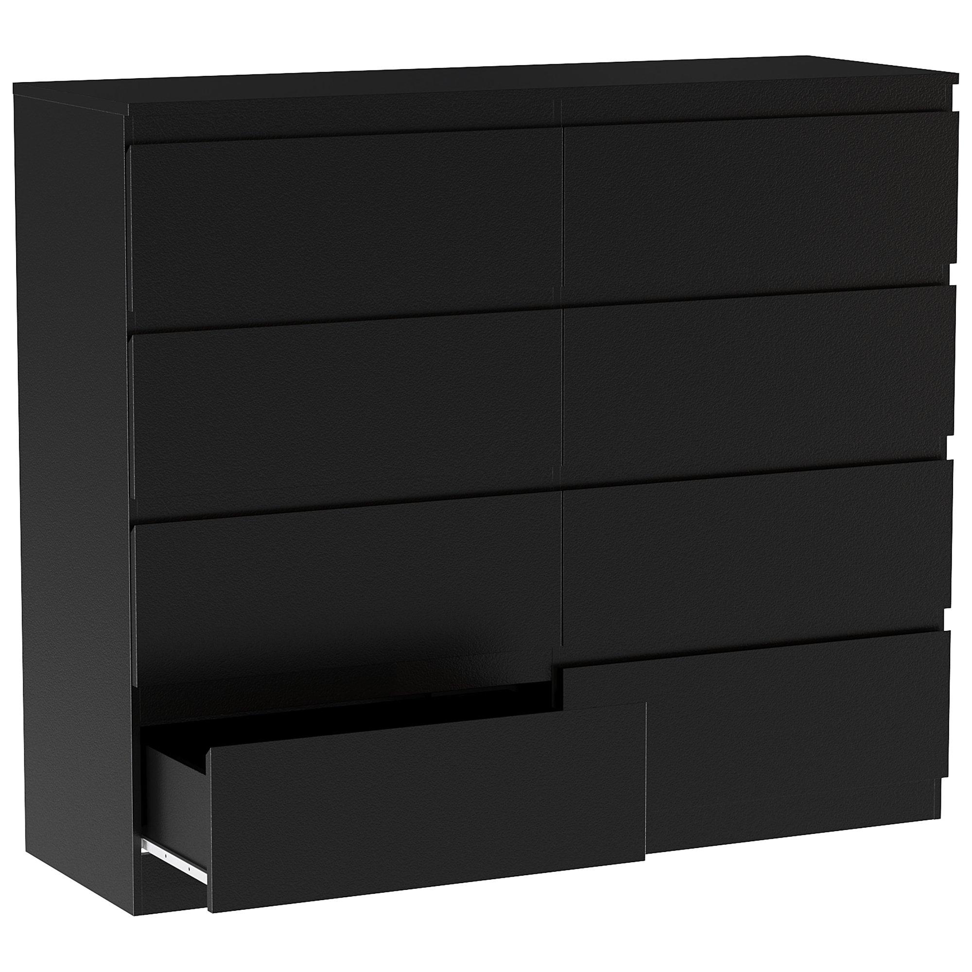 Black - Lassic - Vida Designs Denver 8 Drawer Chest - 7