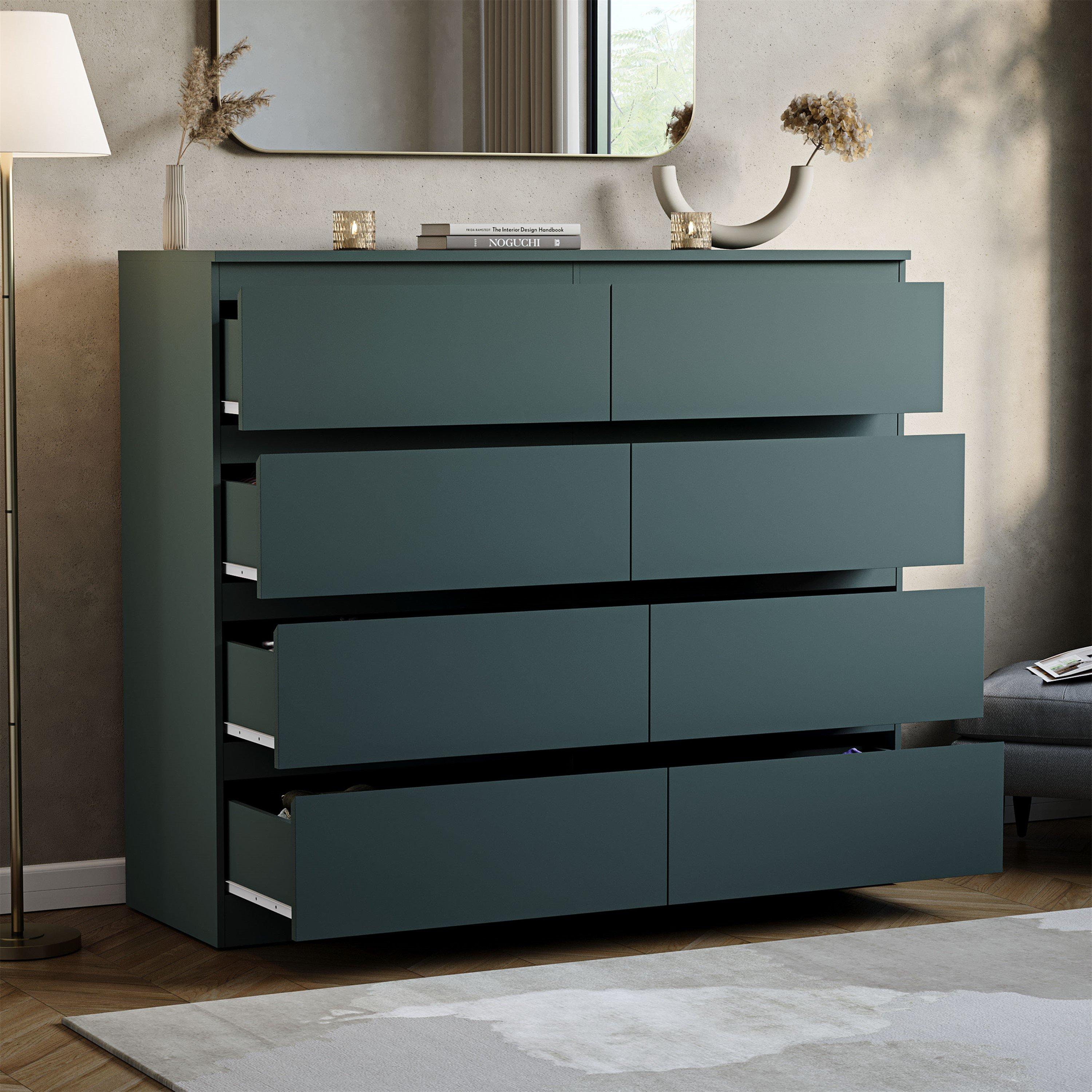 Jasper Green - Lassic - Vida Designs Denver 8 Drawer Chest - 5