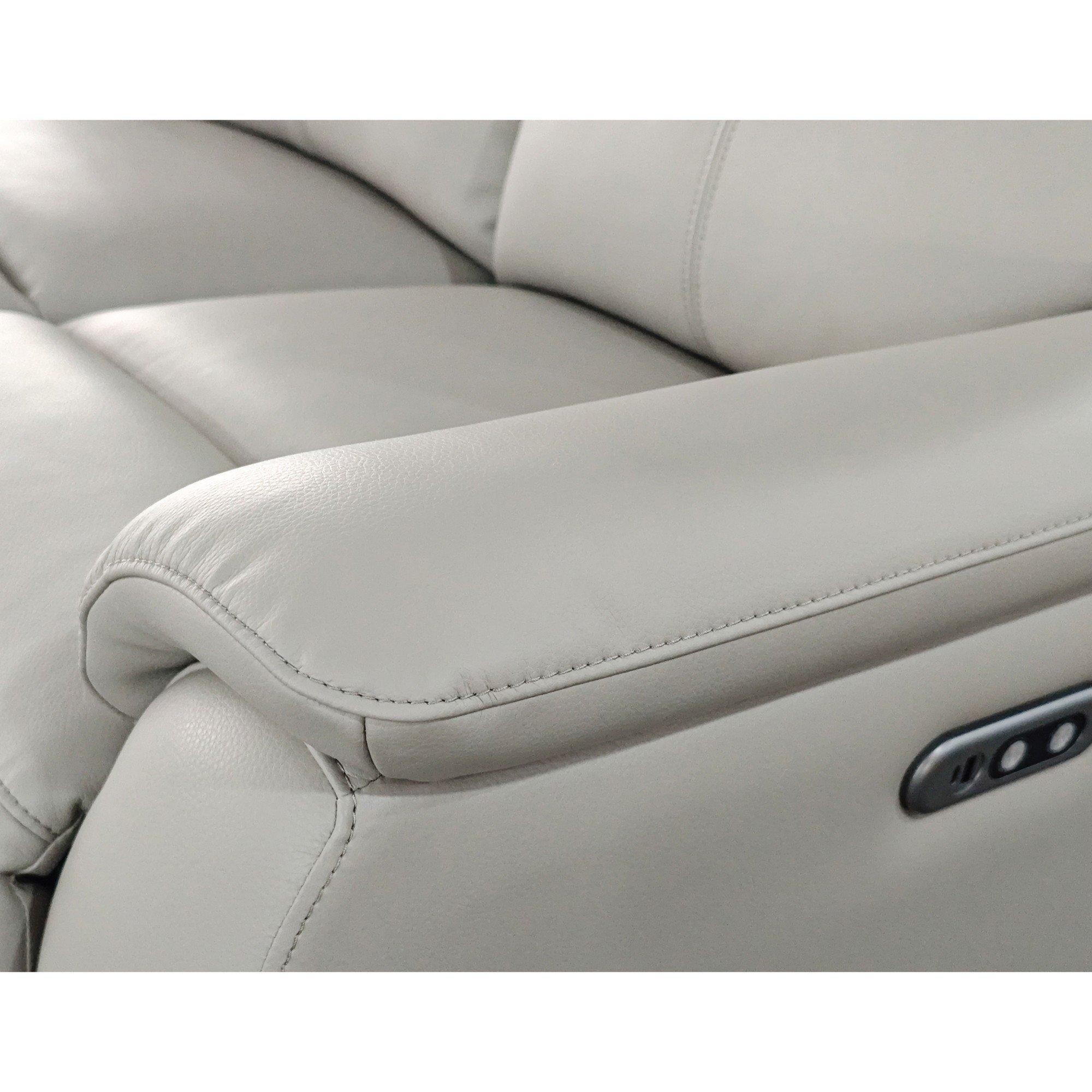 Light Grey - Aspire - Kingsmere Power Recliner Armchair (1 Seater) - 5