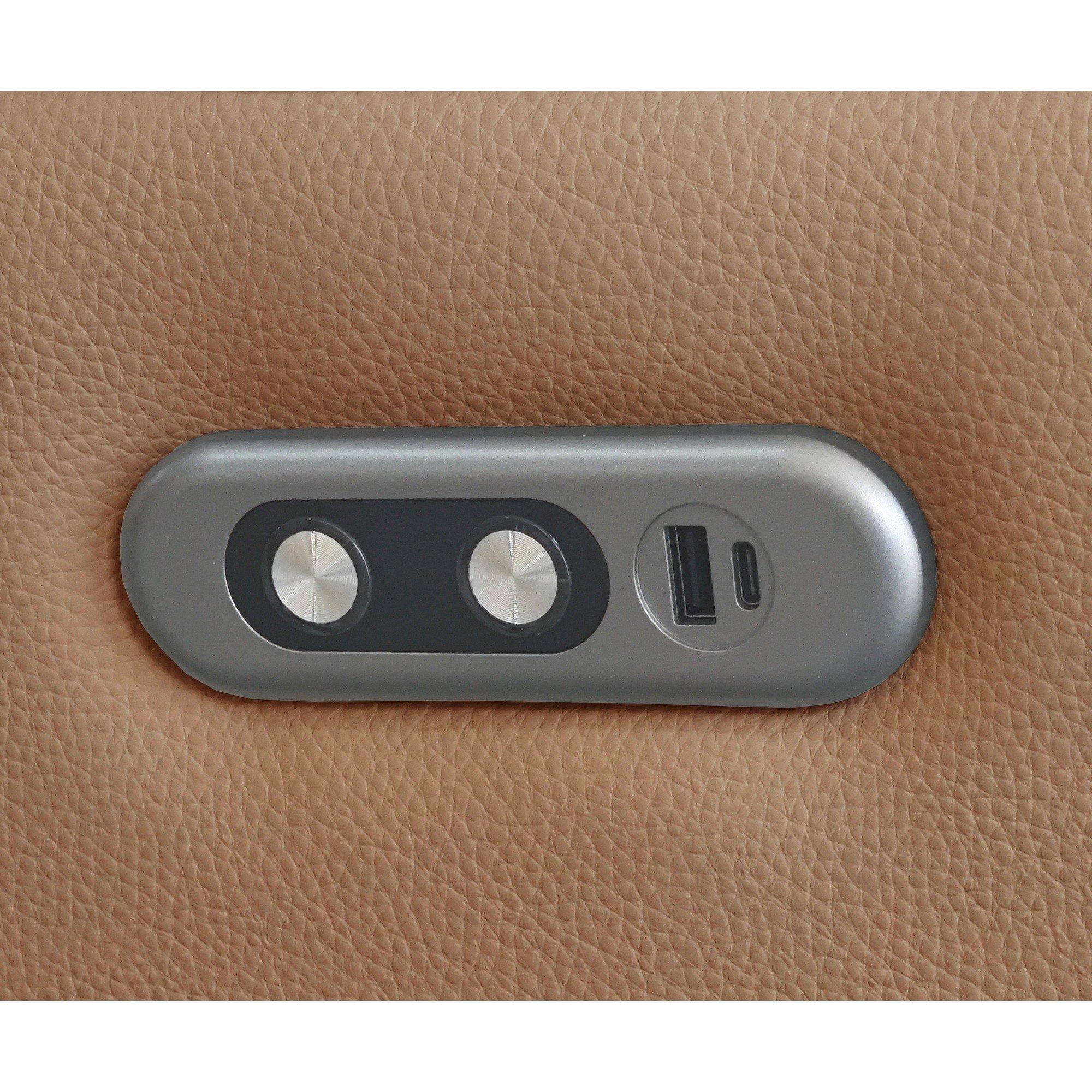 Tan - Aspire - Kingsmere Power Recliner Armchair (1 Seater) - 5