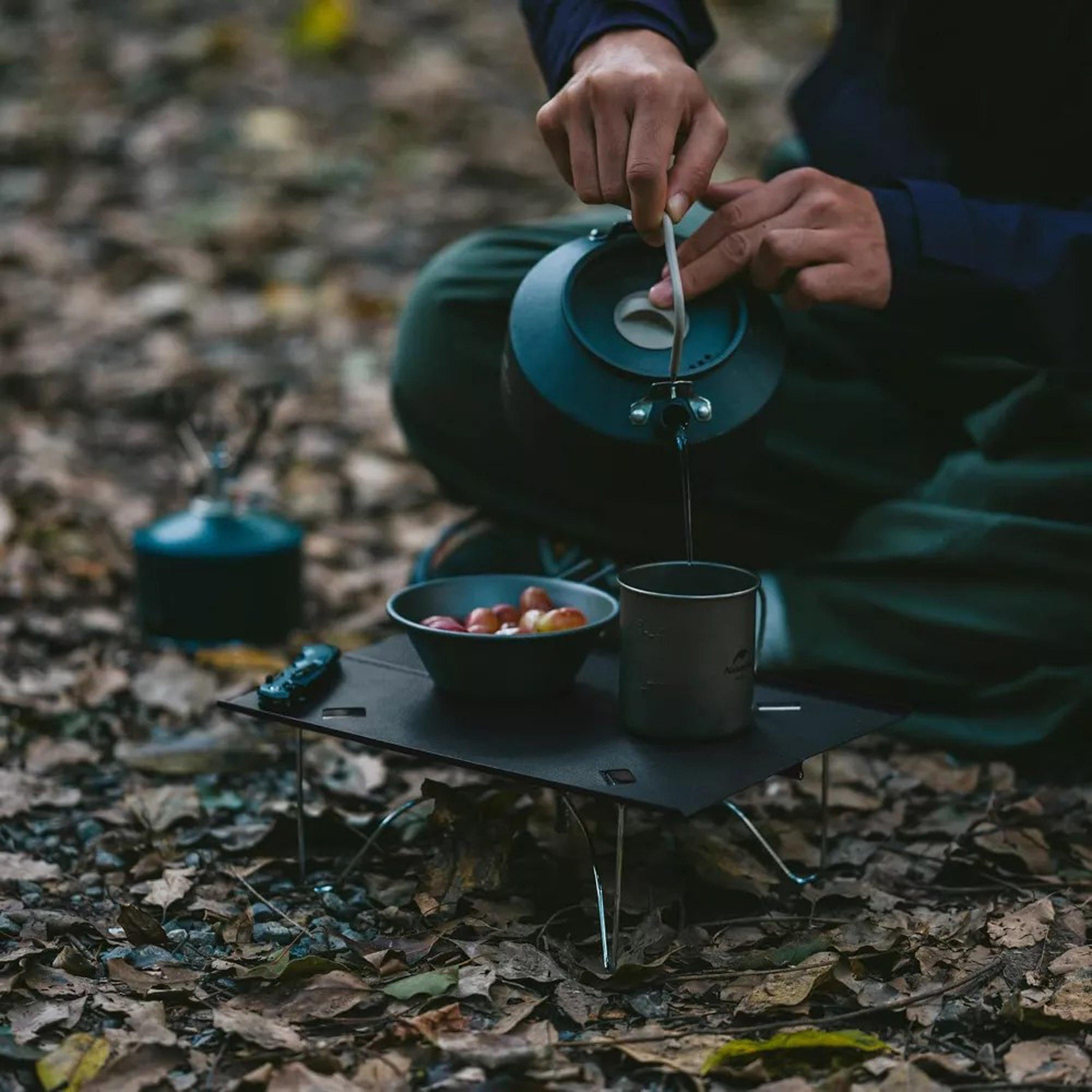 Black - Naturehike - Yamami X01 Folding Camping Table - 6