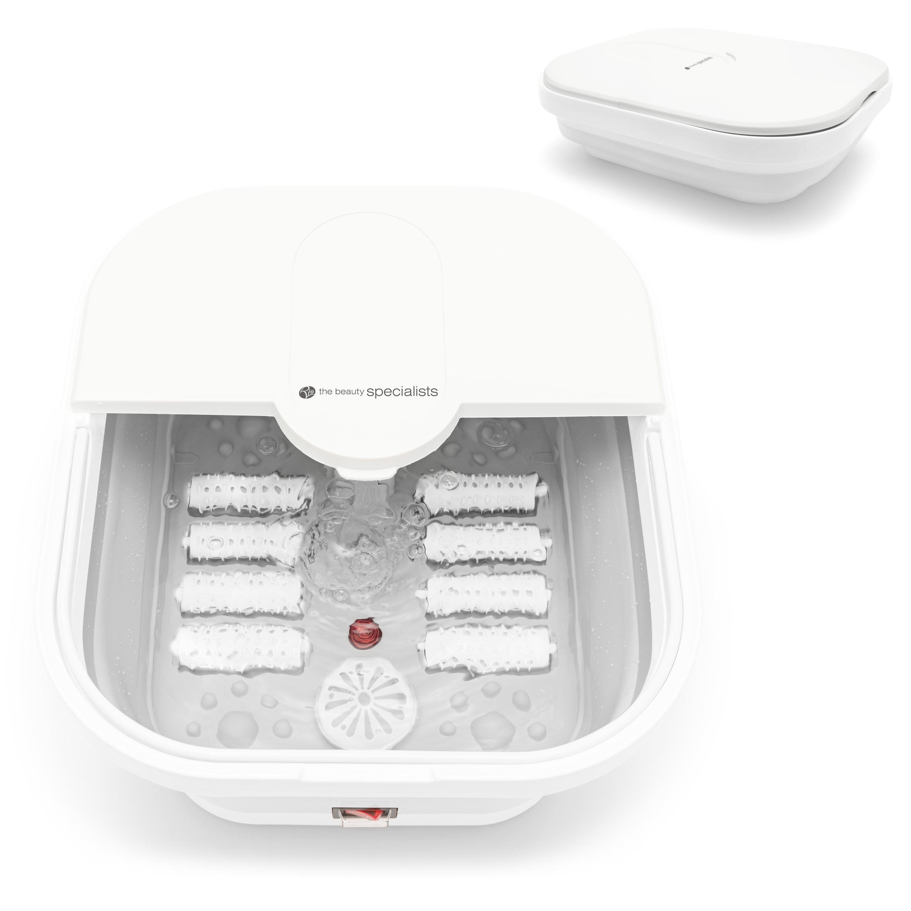 White - Rio - Rio Revive & Refresh Foldaway Foot Spa Bath - 1
