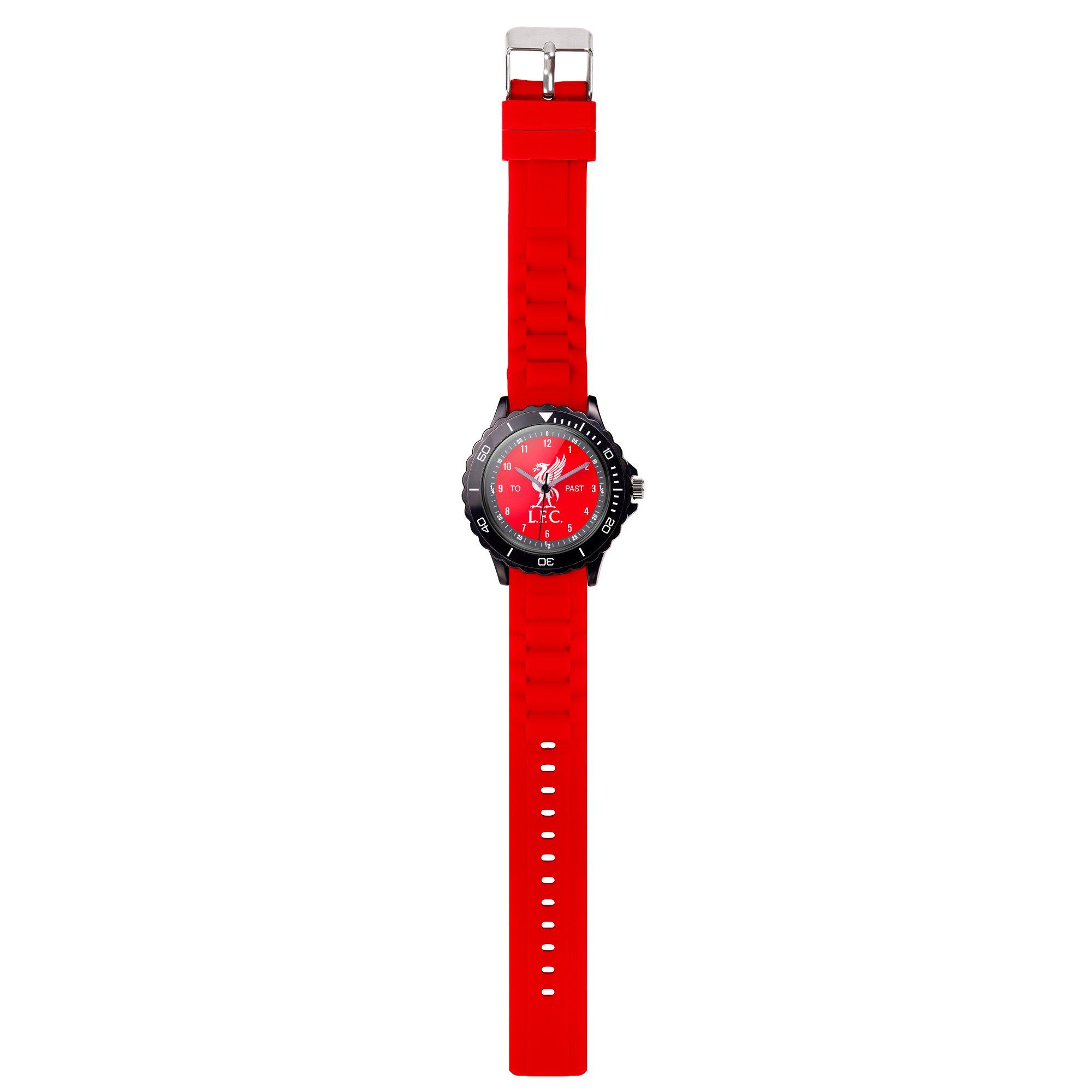 Red - Liverpool FC - Liverpool FC Red Time Teacher Dial Watch for Kids - 3
