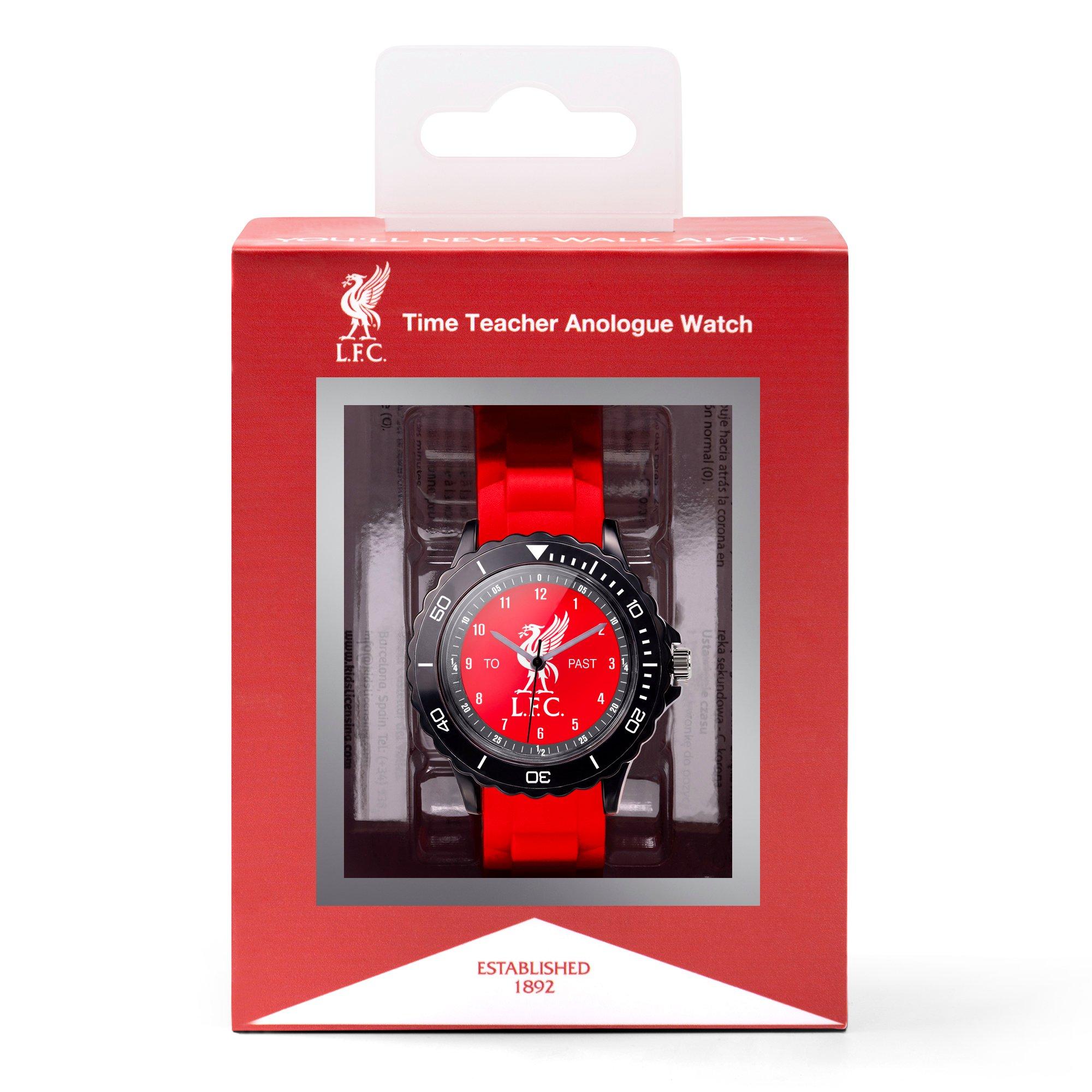 Red - Liverpool FC - Liverpool FC Red Time Teacher Dial Watch for Kids - 4