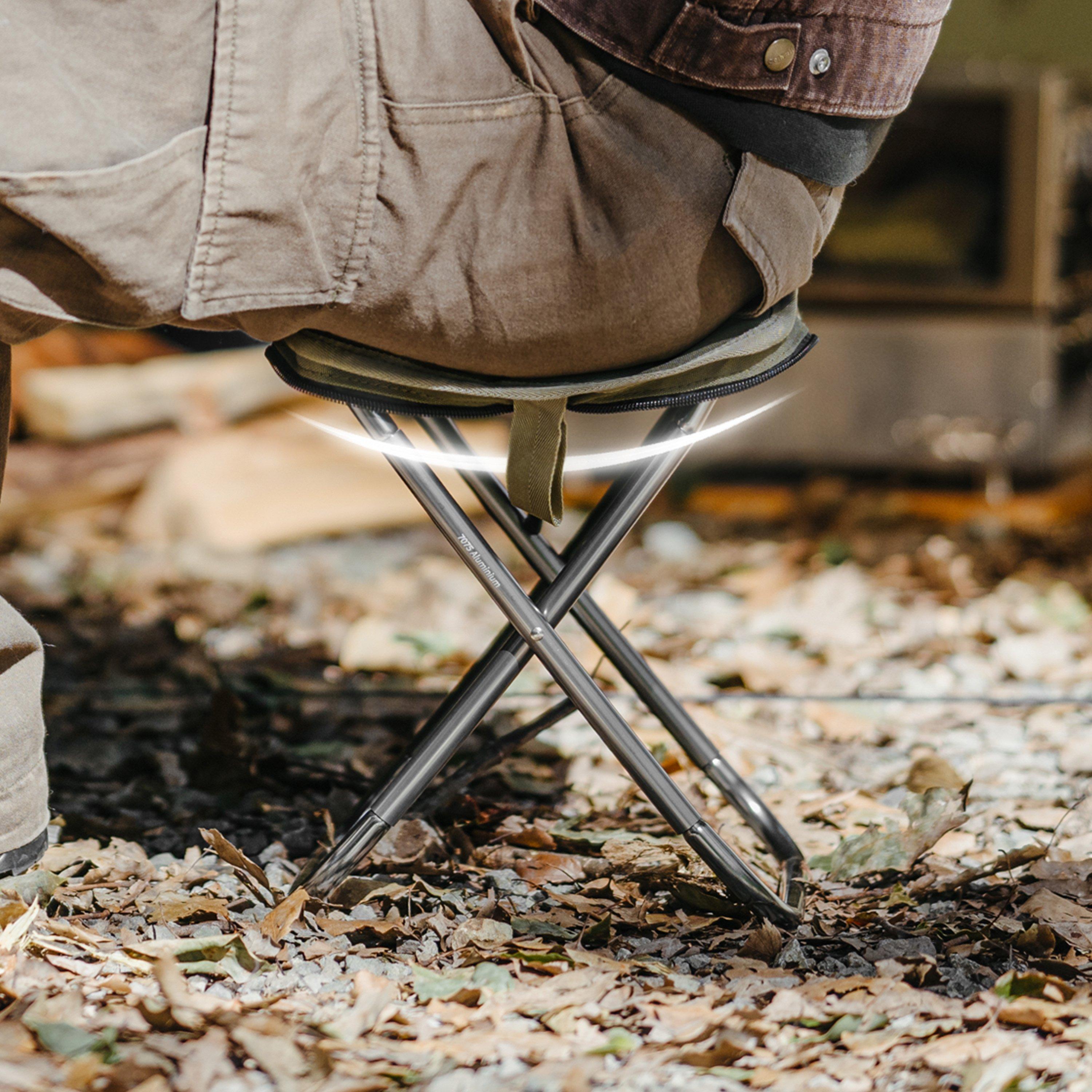 Green - Naturehike - Naturehike Yamami XL01 Ultralight Folding Stool - 6
