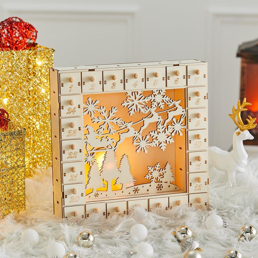Reindeer - LIFE IDEAS - DIY Wooden Christmas Advent Calendar - 1