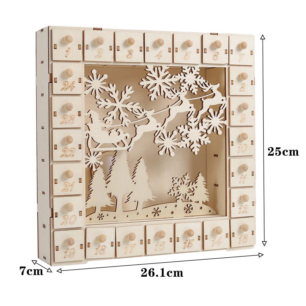 Reindeer - LIFE IDEAS - DIY Wooden Christmas Advent Calendar - 2
