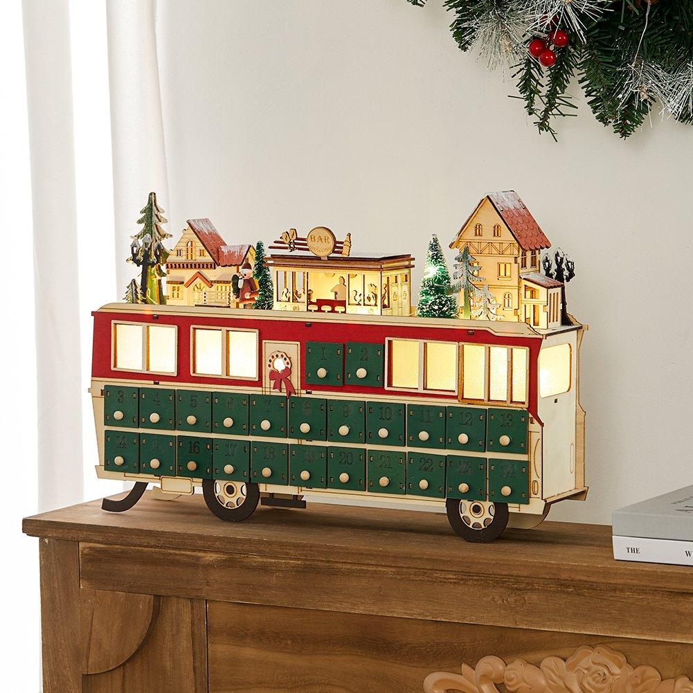 DIY Wooden Christmas Advent Calendar