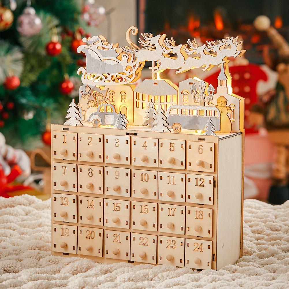 DIY Wooden Christmas Advent Calendar