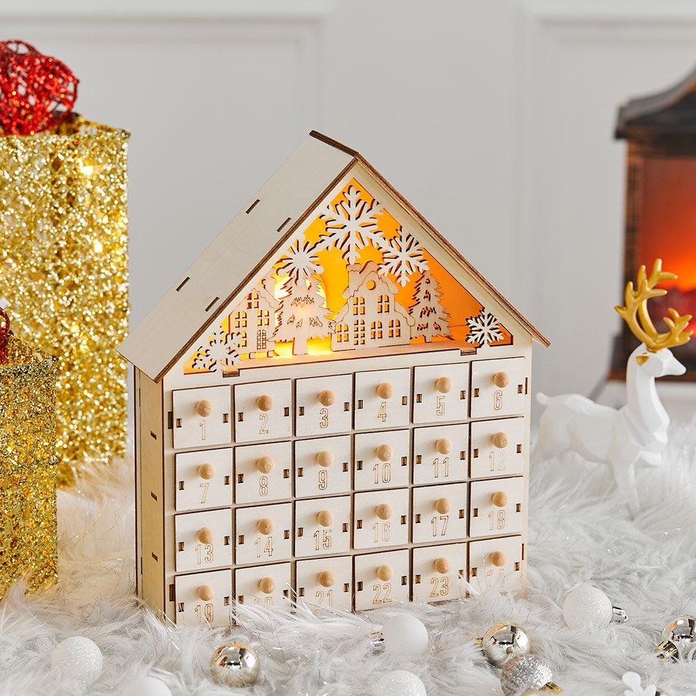 DIY Wooden Christmas Advent Calendar