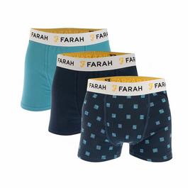 Farah Dappos 3 Pack Boxer Shorts