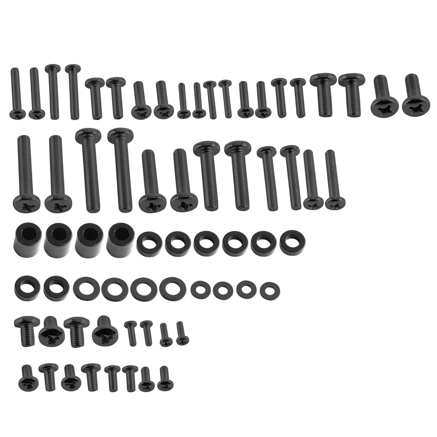 Black - VonHaus - Universal TV Mount Installation Screw Kit - 5