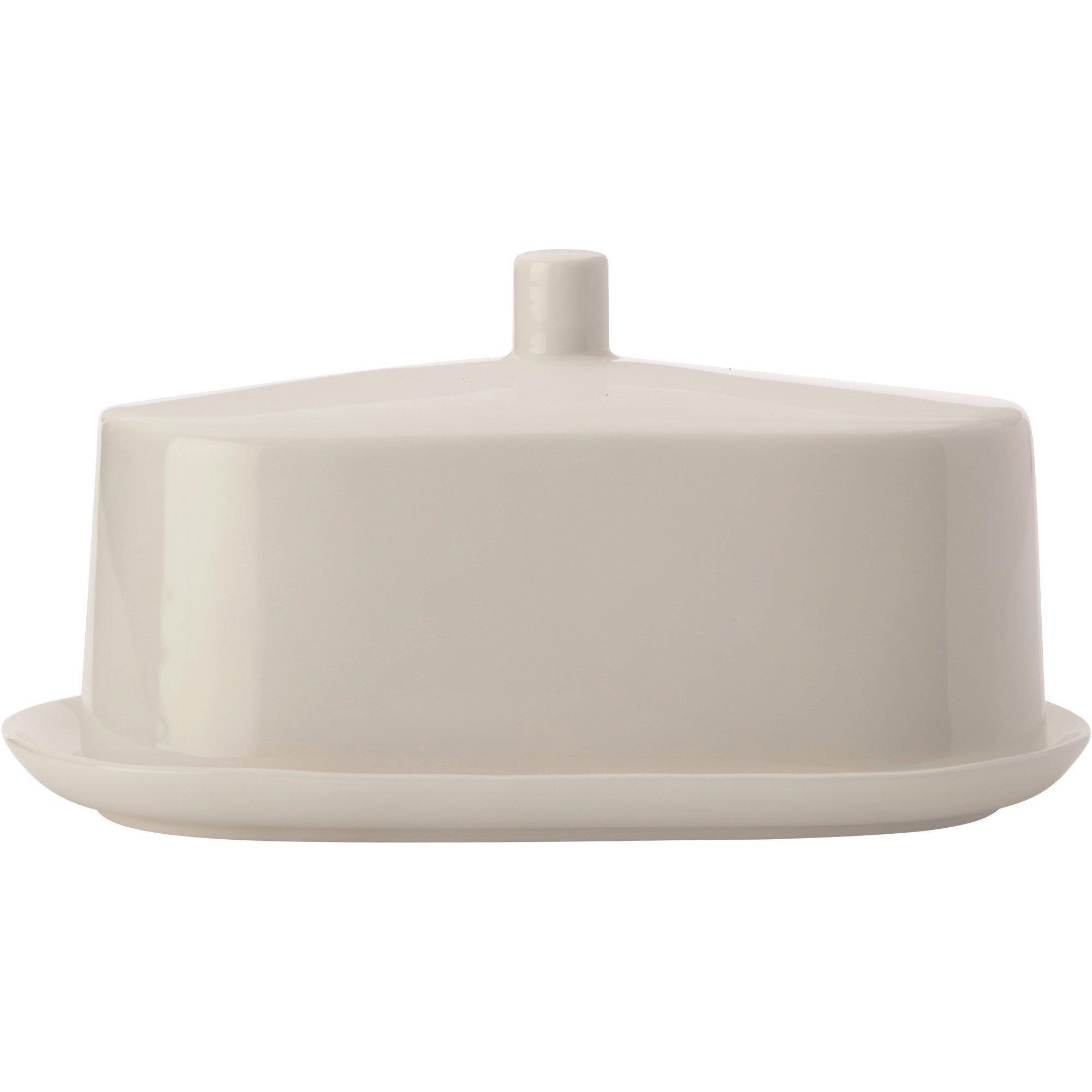 Maxwell & Williams  Cashmere Butter Dish, Gift Boxe - White - 10.6x12x9