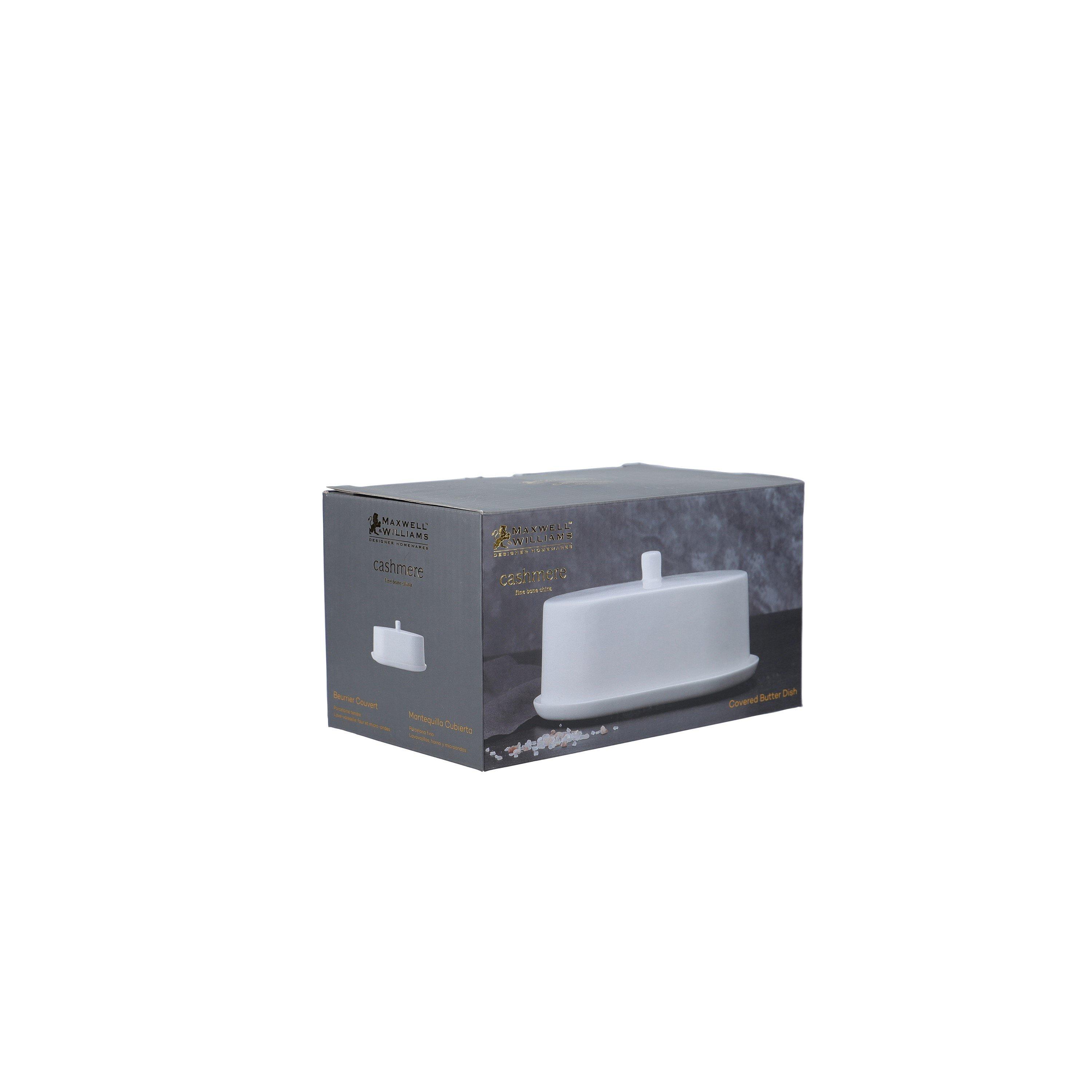 White - Maxwell & Williams - Maxwell & Williams Cashmere Butter Dish Gift Boxe - 3