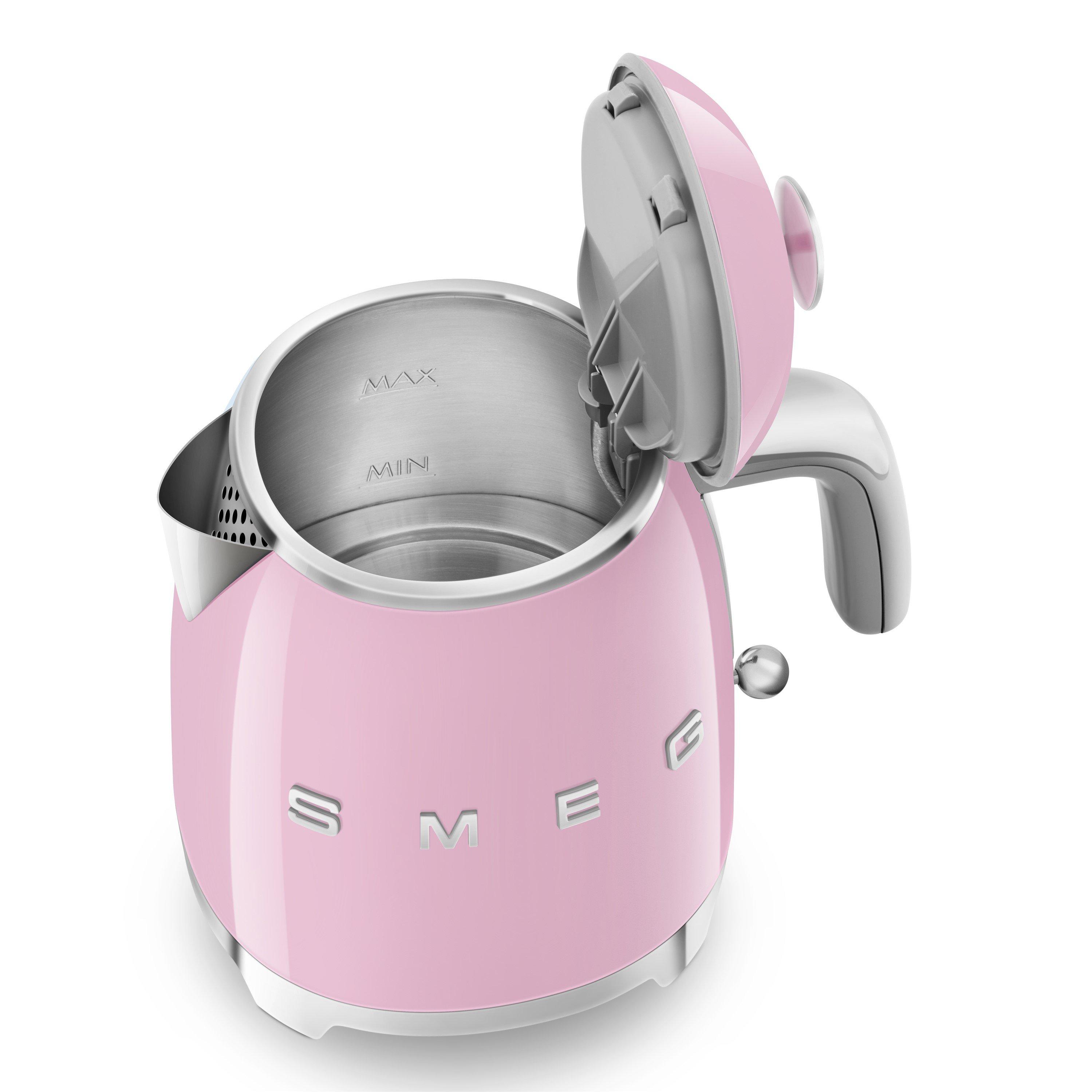 Pink - Smeg - 50s Style Mini Electric Kettle - 8