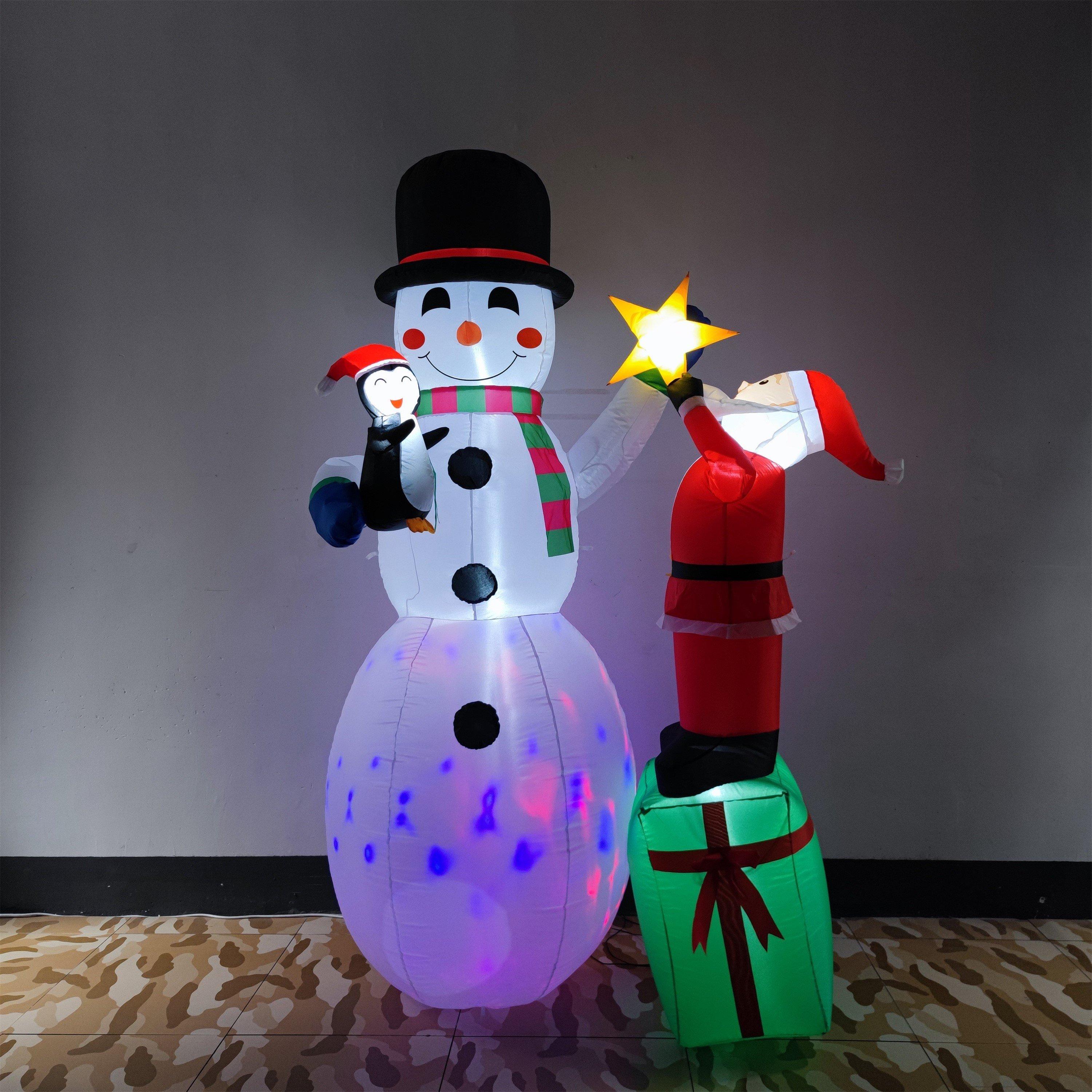 Multi - LIFE IDEAS - 2.4M Christmas Inflatable - 1