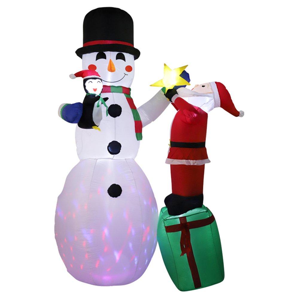 Multi - LIFE IDEAS - 2.4M Christmas Inflatable - 3