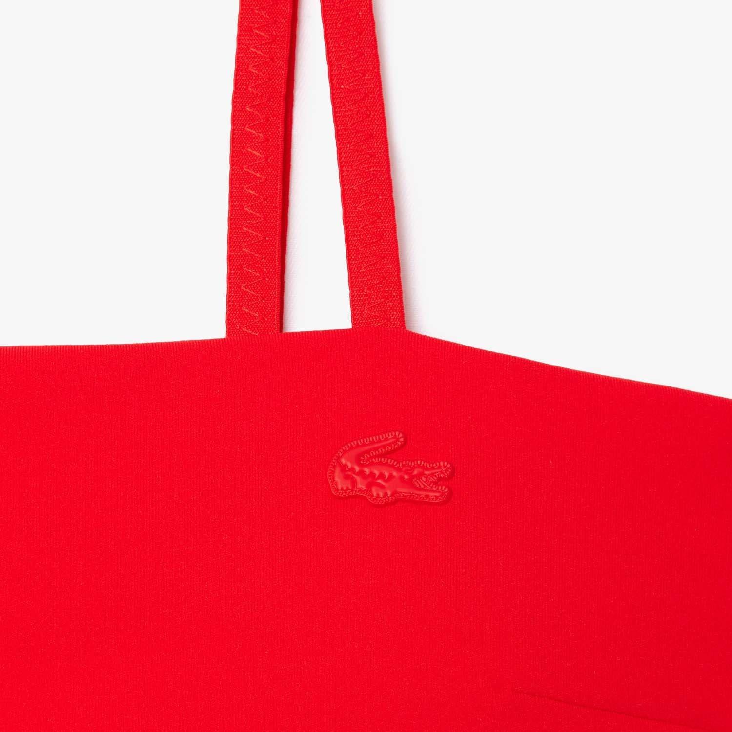 Red - Lacoste - Quick Dry UV Protect Technical Bralette - 2