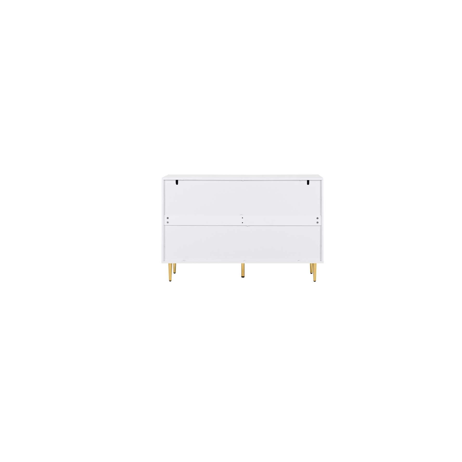 White - Birlea - Zara 6 Drawer Fluted Chest - 8