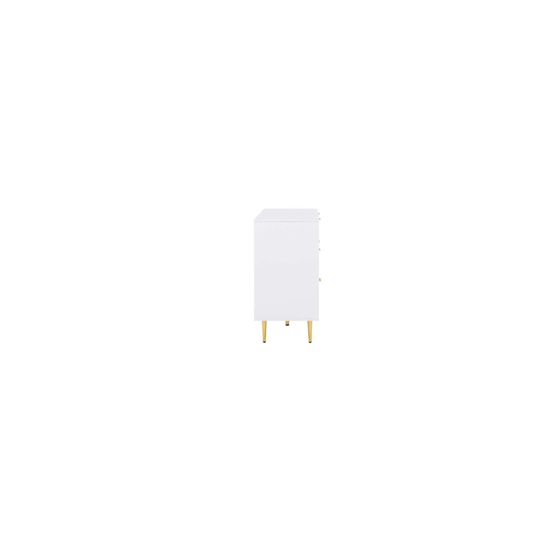 White - Birlea - Zara 6 Drawer Fluted Chest - 9
