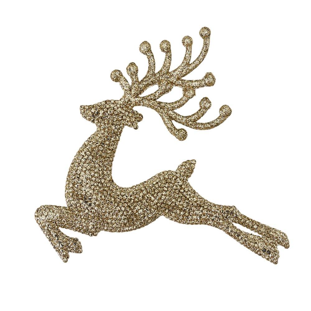 Gold/White - LIFE IDEAS - 40pcs Christmas Ornaments for Christmas Tree - 12