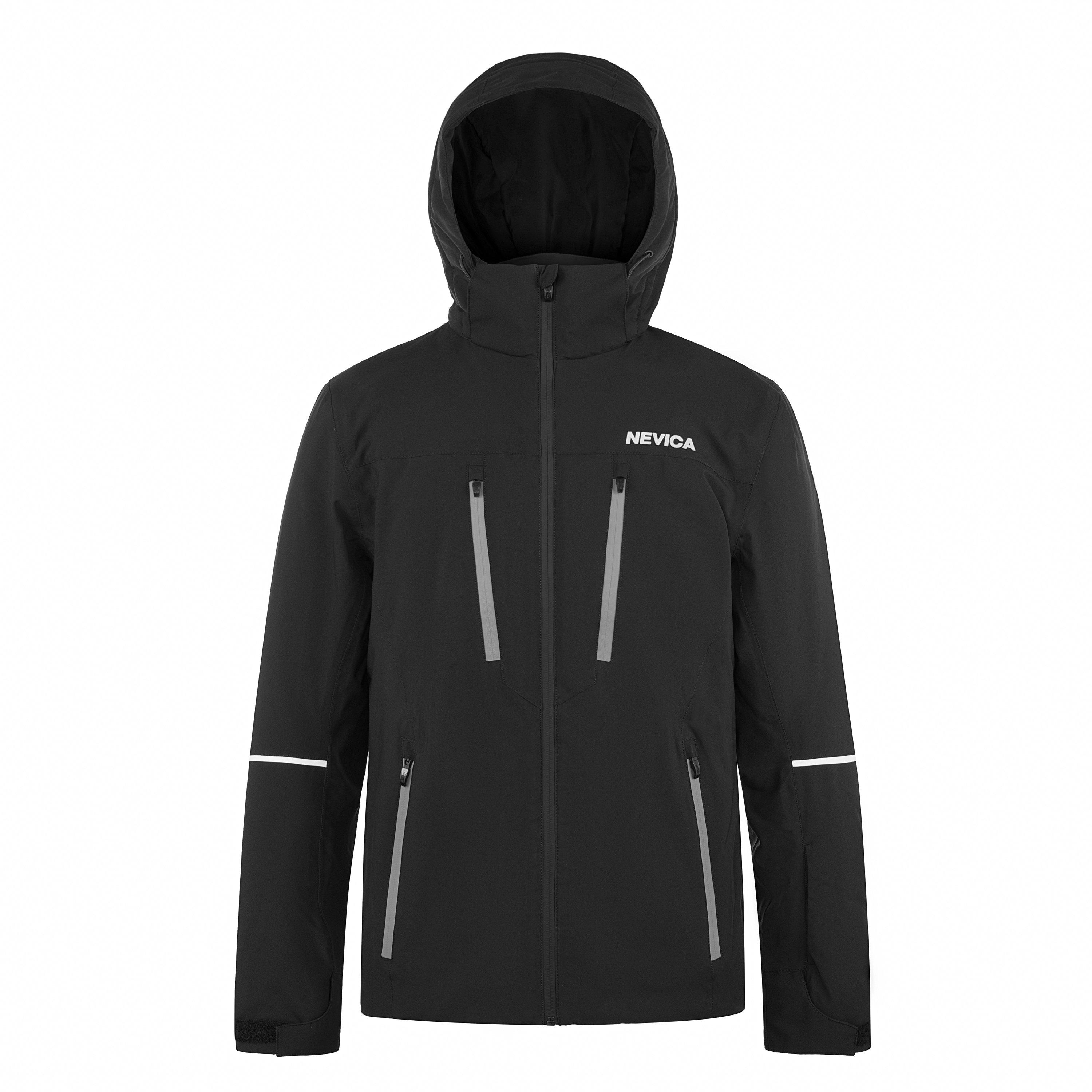 Schwarz - Nevica - Men's Meribel Waterproof Windproof Ski Jacket - 1