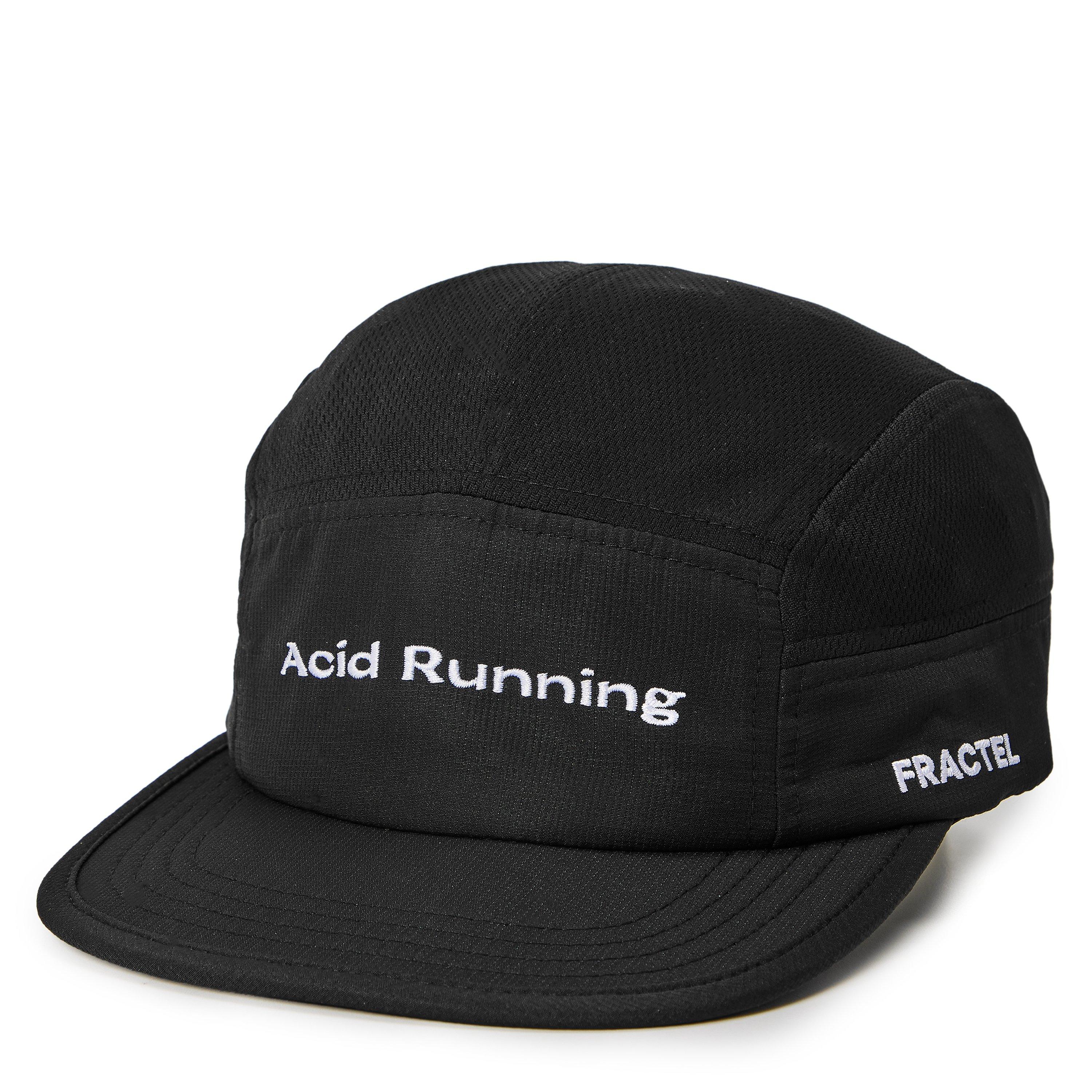 Black - Acid Running - x Fractel SwiftDry Cap - 1