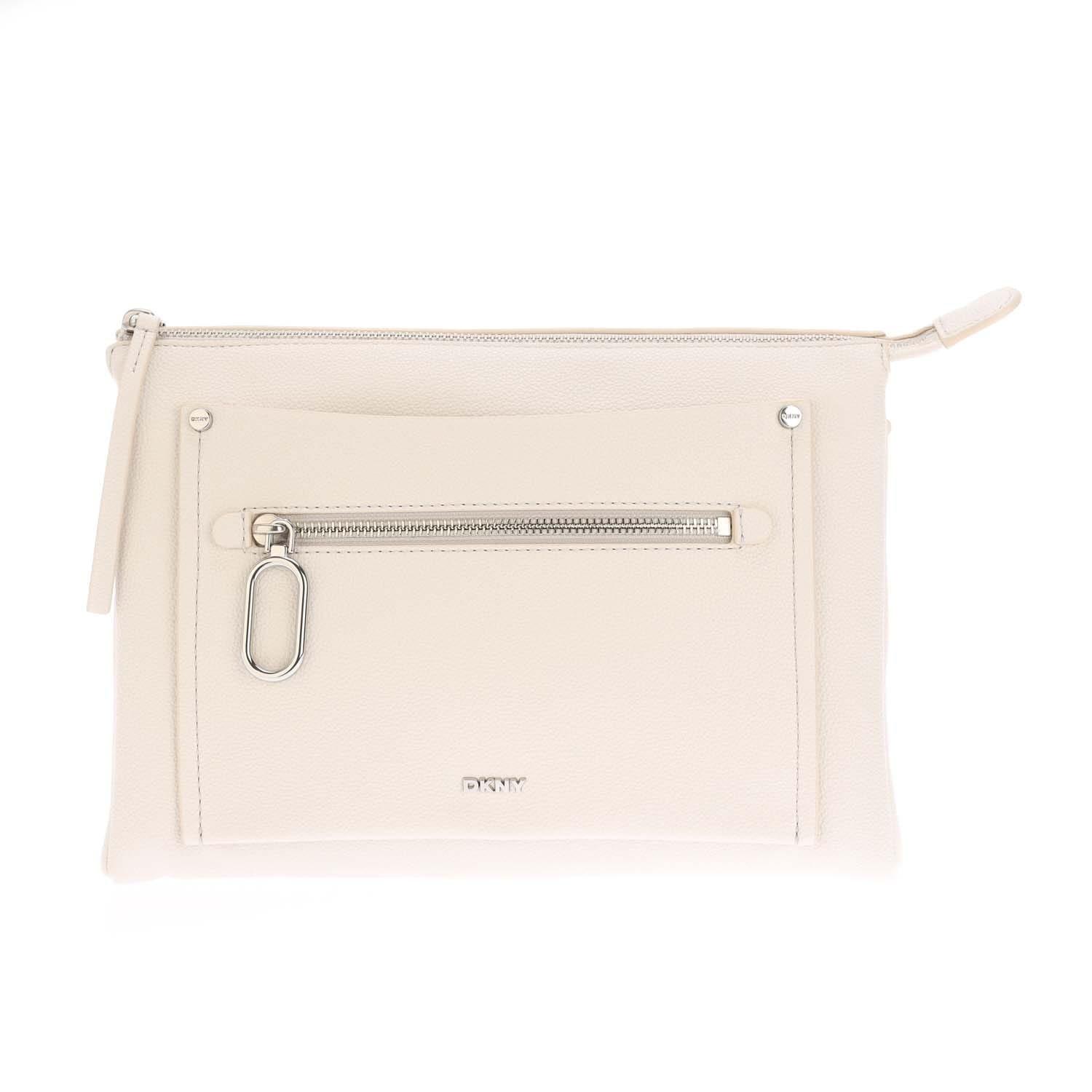 Grey - DKNY - Nala Crossbody Bag - 1