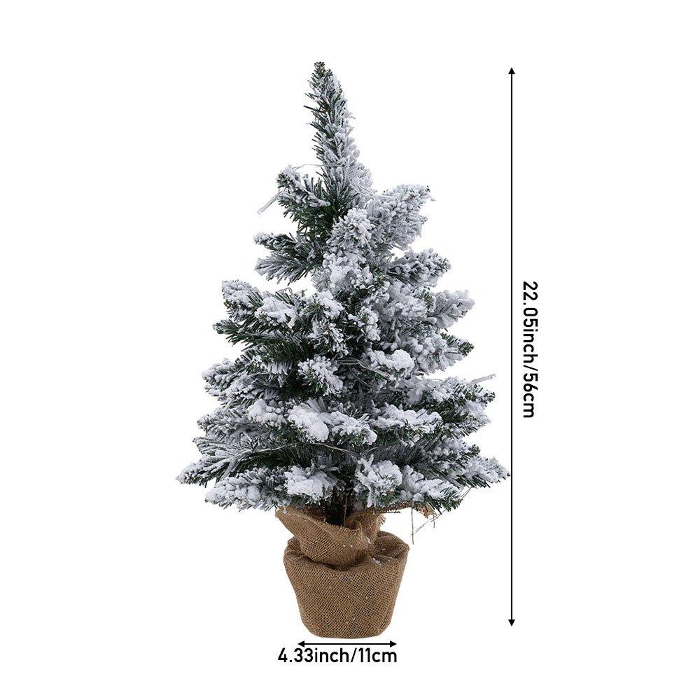 Green - LIFE IDEAS - Tabletop Christmas Tree with LED String Light - 2