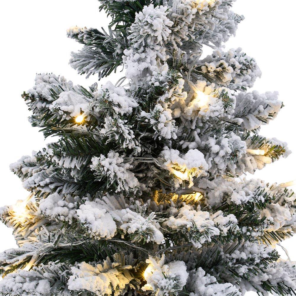 Green - LIFE IDEAS - Tabletop Christmas Tree with LED String Light - 5