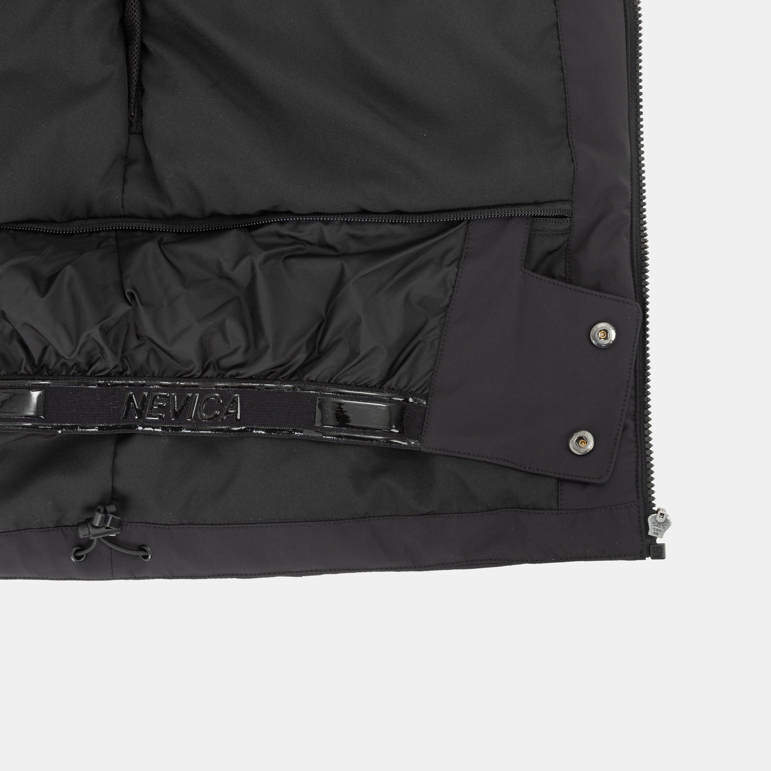 Preto - Nevica - Vail Waterproof Windproof Synthetic Insulated Detachable Hood Ski Jacket - 9