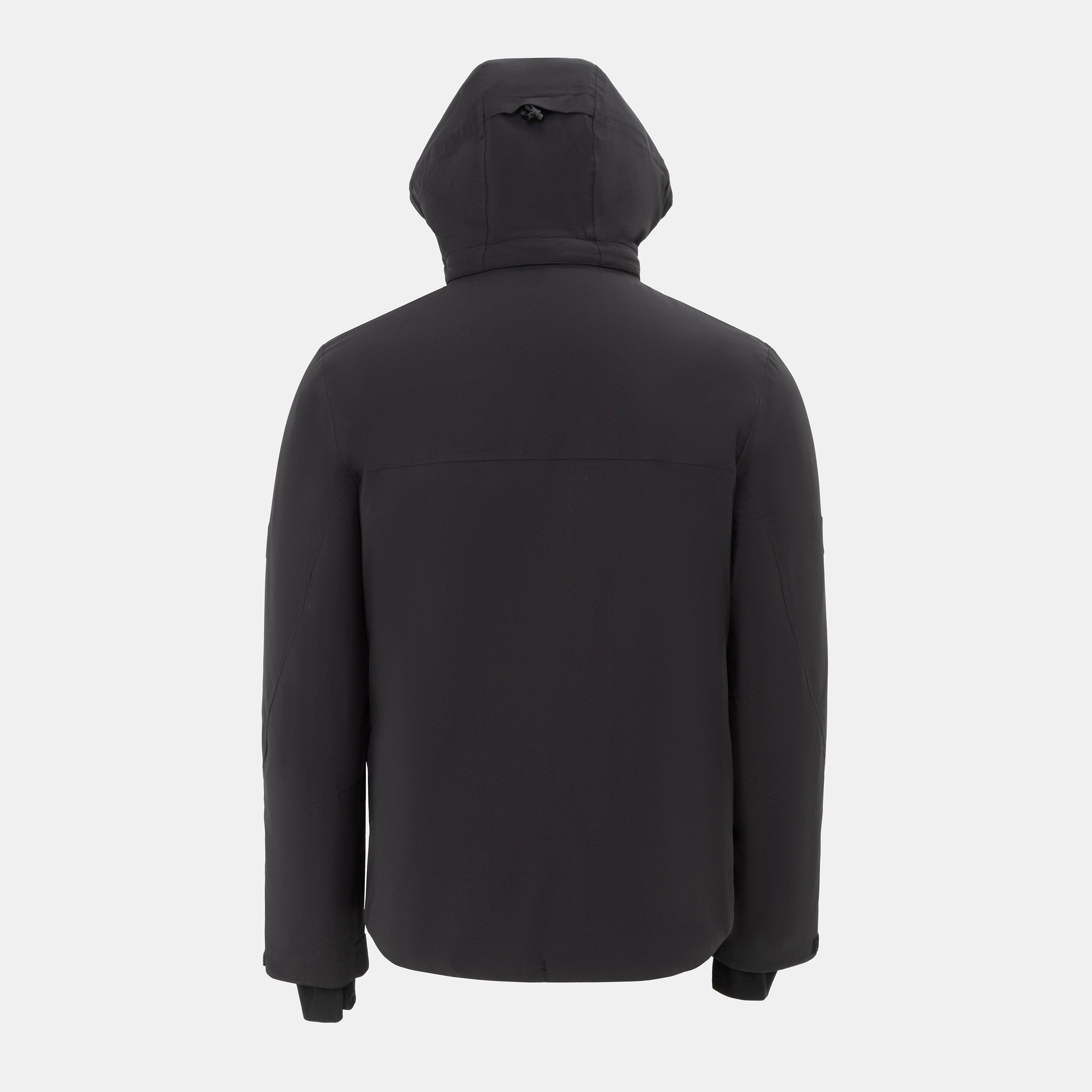 Preto - Nevica - Vail Waterproof Windproof Synthetic Insulated Detachable Hood Ski Jacket - 2