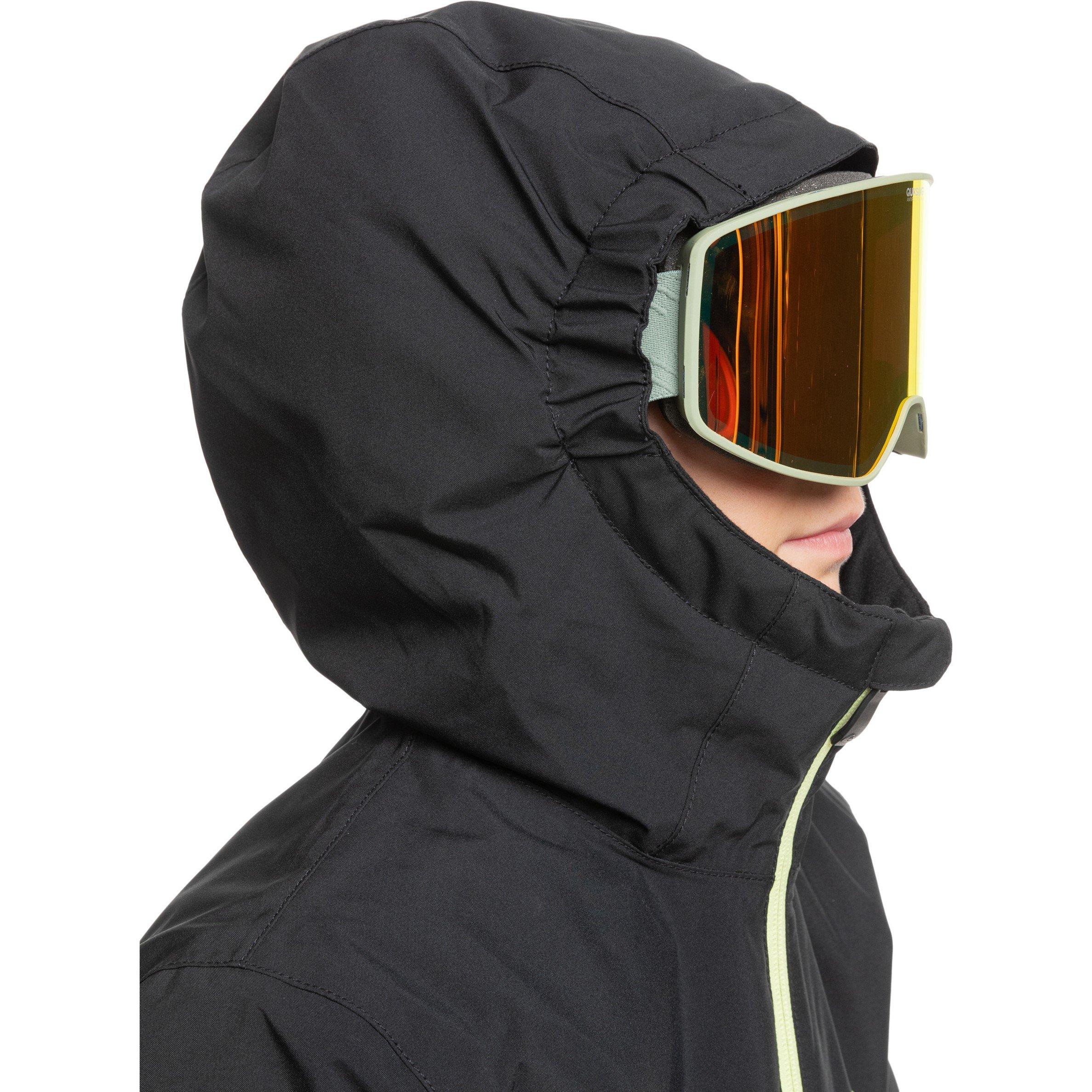 Schwarz/Limette - Quiksilver - Quik Morton Ski Jacket - 5