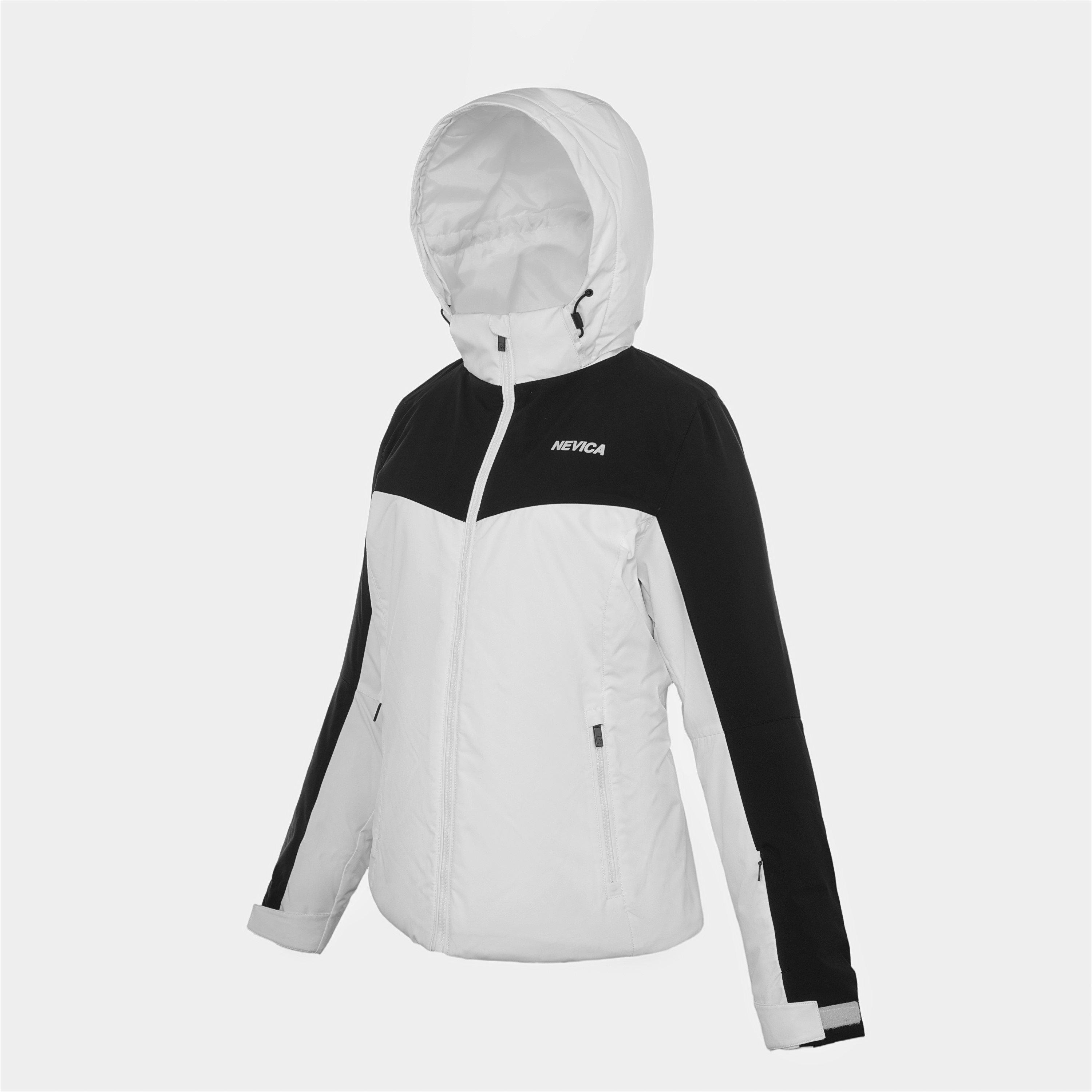 White - Nevica - Womens Meribel Waterproof Windproof Hooded Ski Jacket - 3