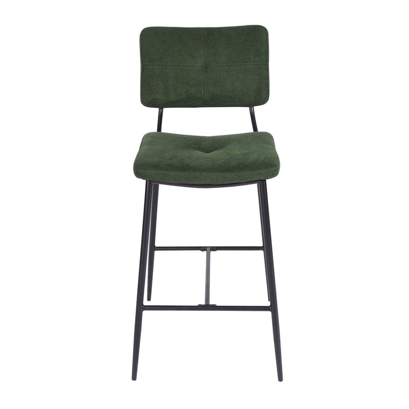 Green - Urban Meuble - Modern Metal Frame Bar Stool - 3