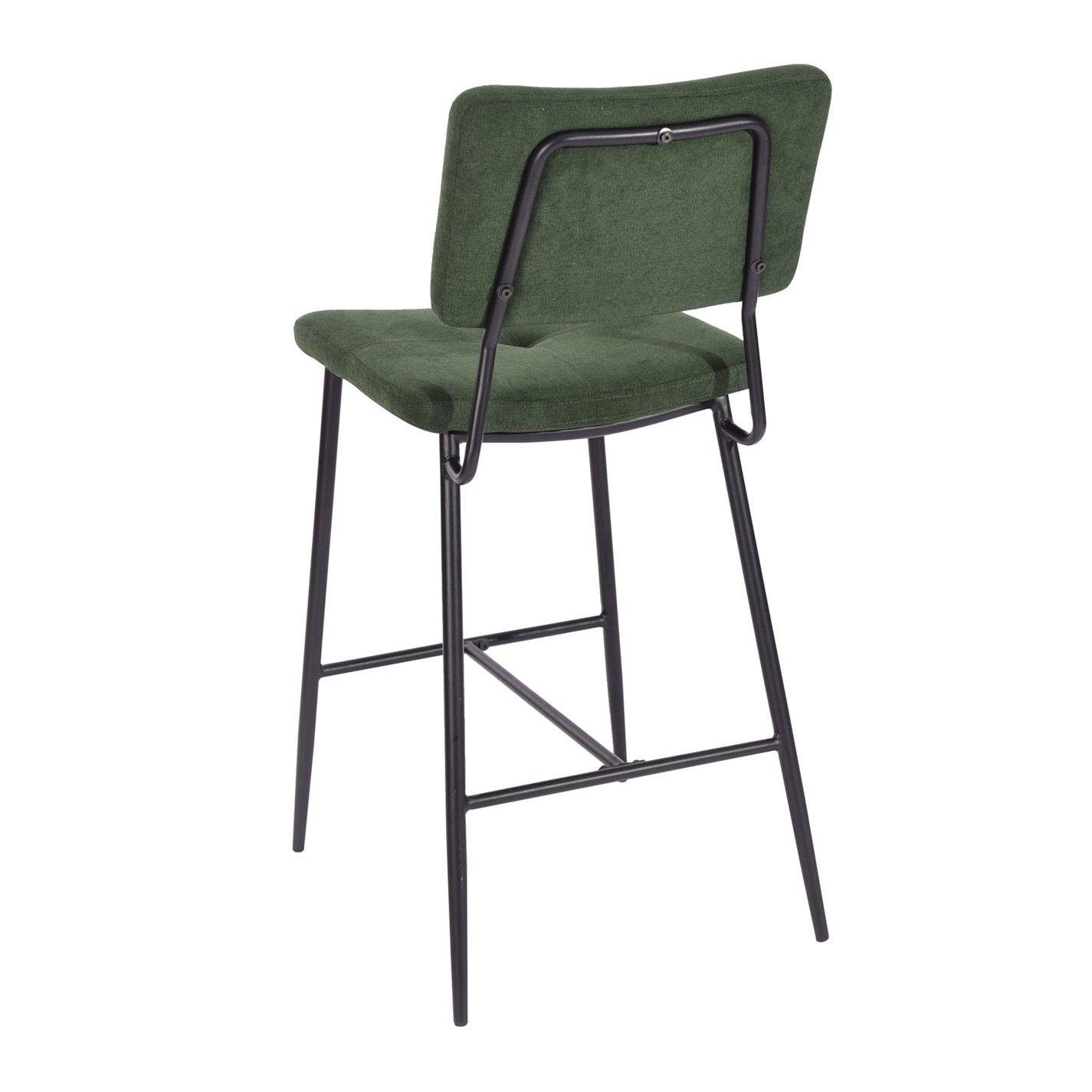 Green - Urban Meuble - Modern Metal Frame Bar Stool - 7