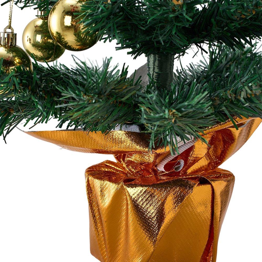 Green - LIFE IDEAS - 60cm Christmas Tree with String Light - 7