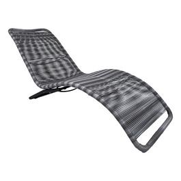 Charles Bentley Zanzibar Sun Lounger - Grey