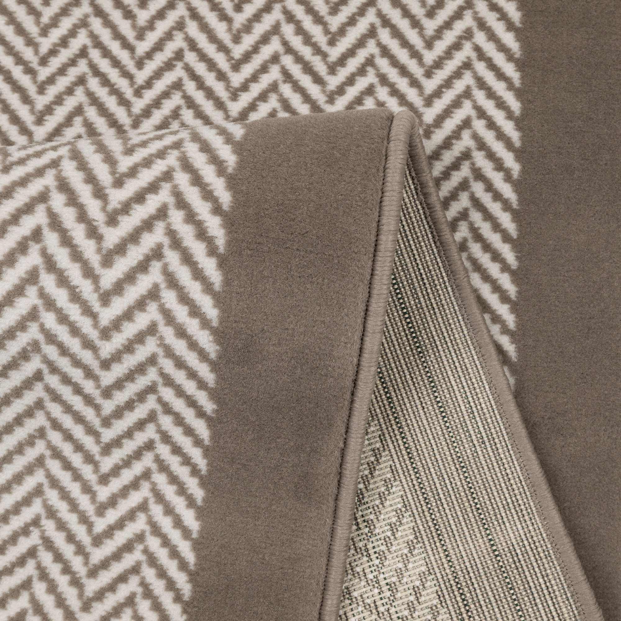 Taupe - Homemaker - Stair Runner - Maestro Herringbone Design - Taupe - 3