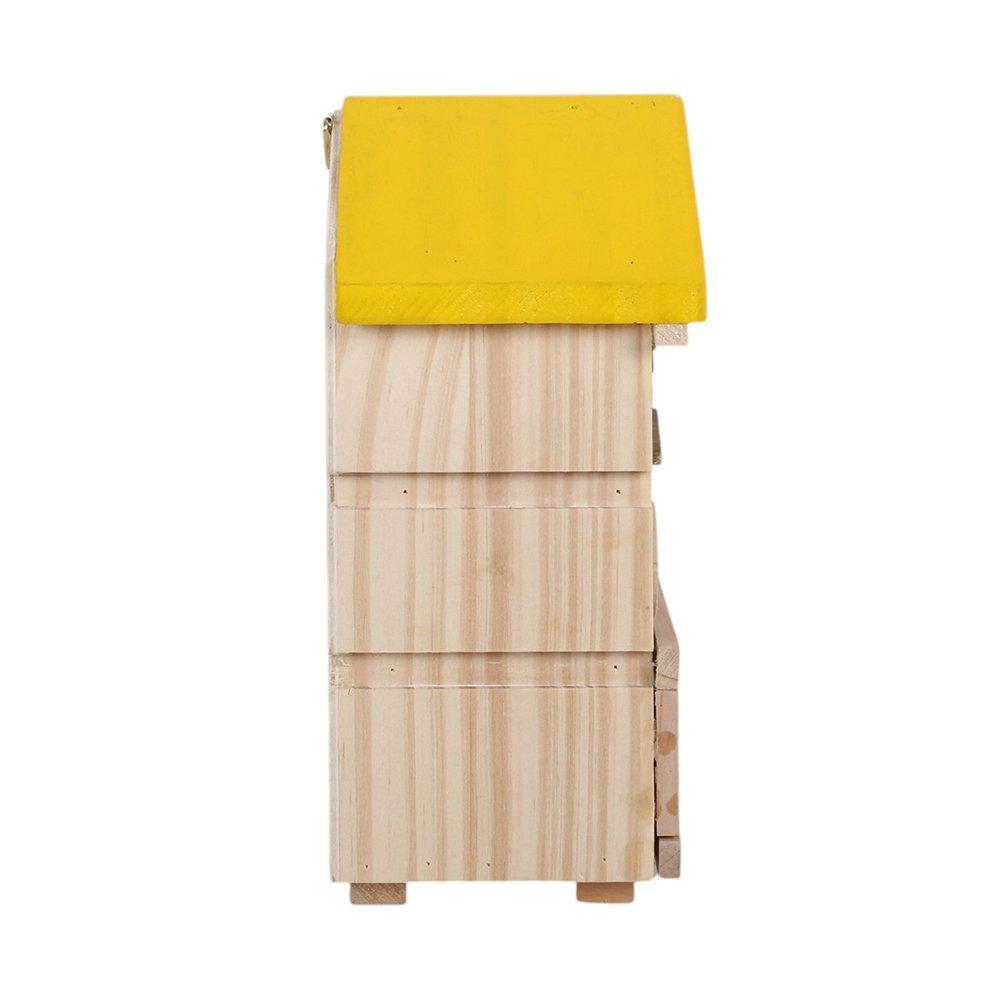 White - Something Different - Wooden Honey Bee Insect House - 3