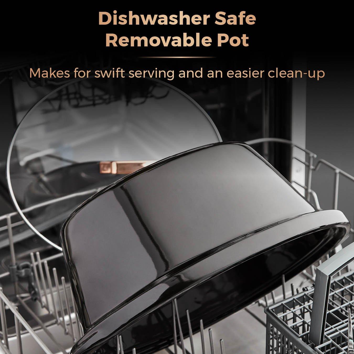 Rose Gold - Tower - Infinity 3.5 Litre Slow Cooker with Rose Gold Acce - 8