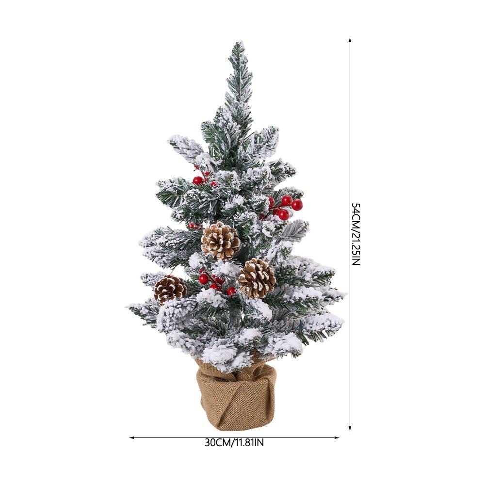 Green - LIFE IDEAS - Tabletop Christmas Tree with LED String Light - 2